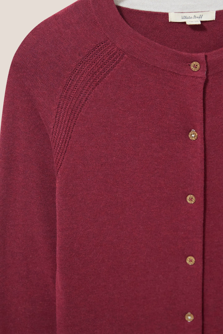 White Stuff 438568 Lulu BRT pink Cardigan - Shirley Allum Boutique